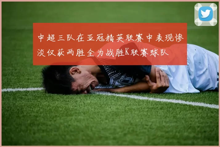 中超三队在亚冠精英联赛中表现惨淡仅获两胜全为战胜K联赛球队