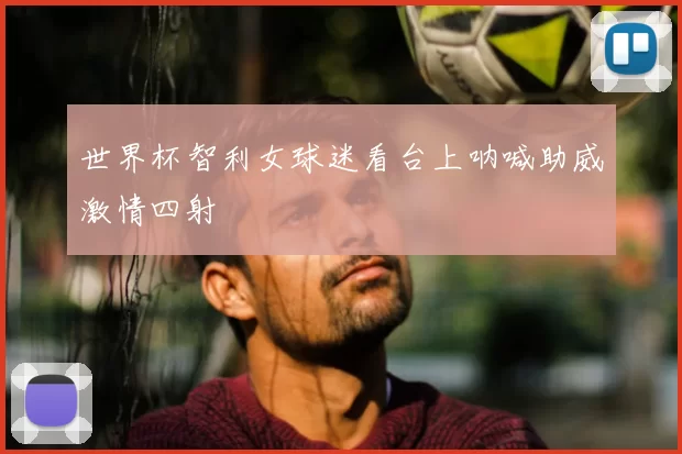 世界杯智利女球迷看台上呐喊助威激情四射