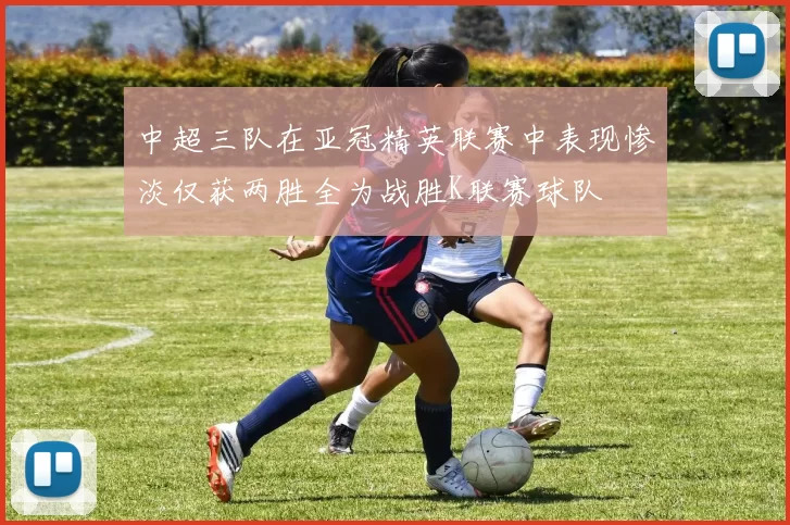 中超三队在亚冠精英联赛中表现惨淡仅获两胜全为战胜K联赛球队