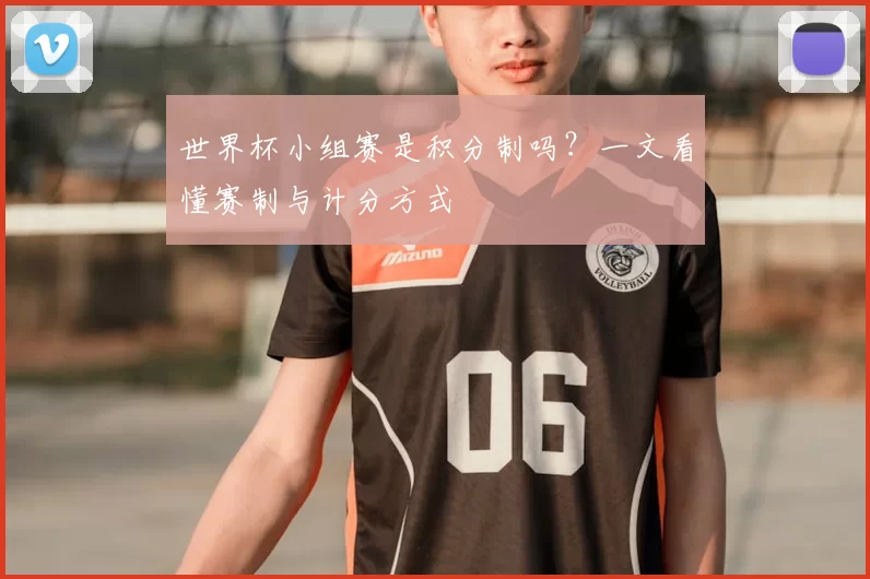世界杯小组赛是积分制吗?一文看懂赛制与计分方式